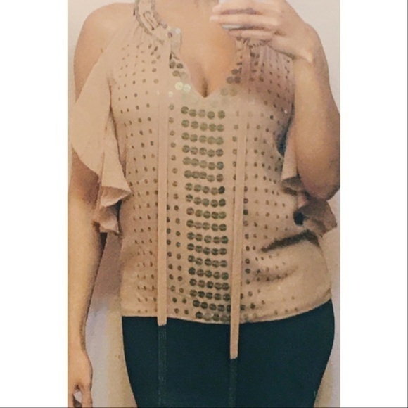 Bebe embellished butterfly top nwot - Picture 7 of 8